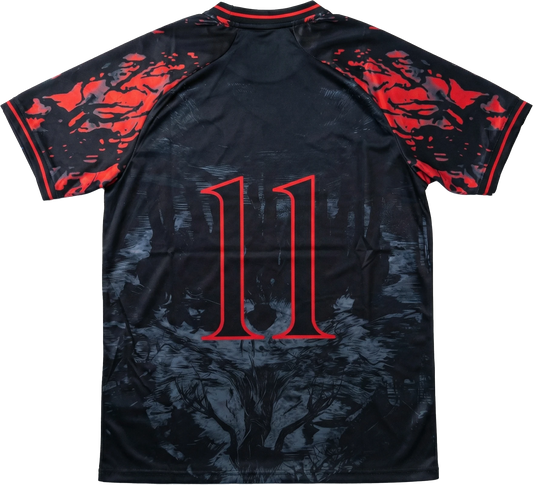 Stranger Things football shirt number 11 Eleven back - Vesterez