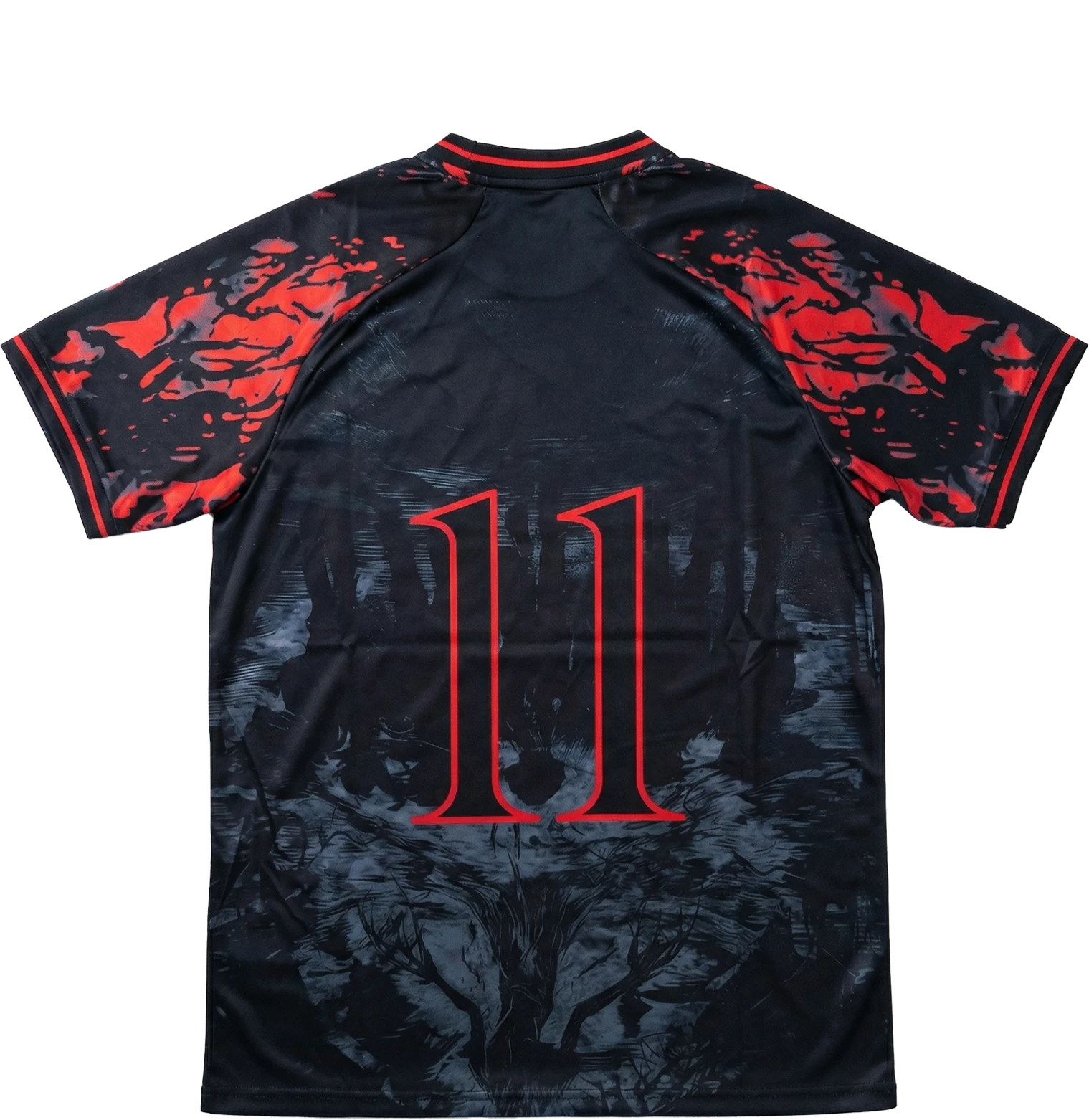 Stranger Things kids Hellfire Club design detail - Vesterez