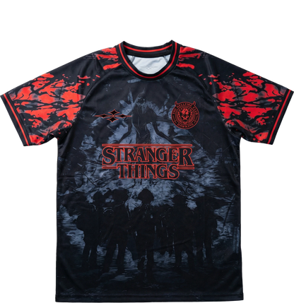 Stranger Things kids football shirt number 11 back - Vesterez