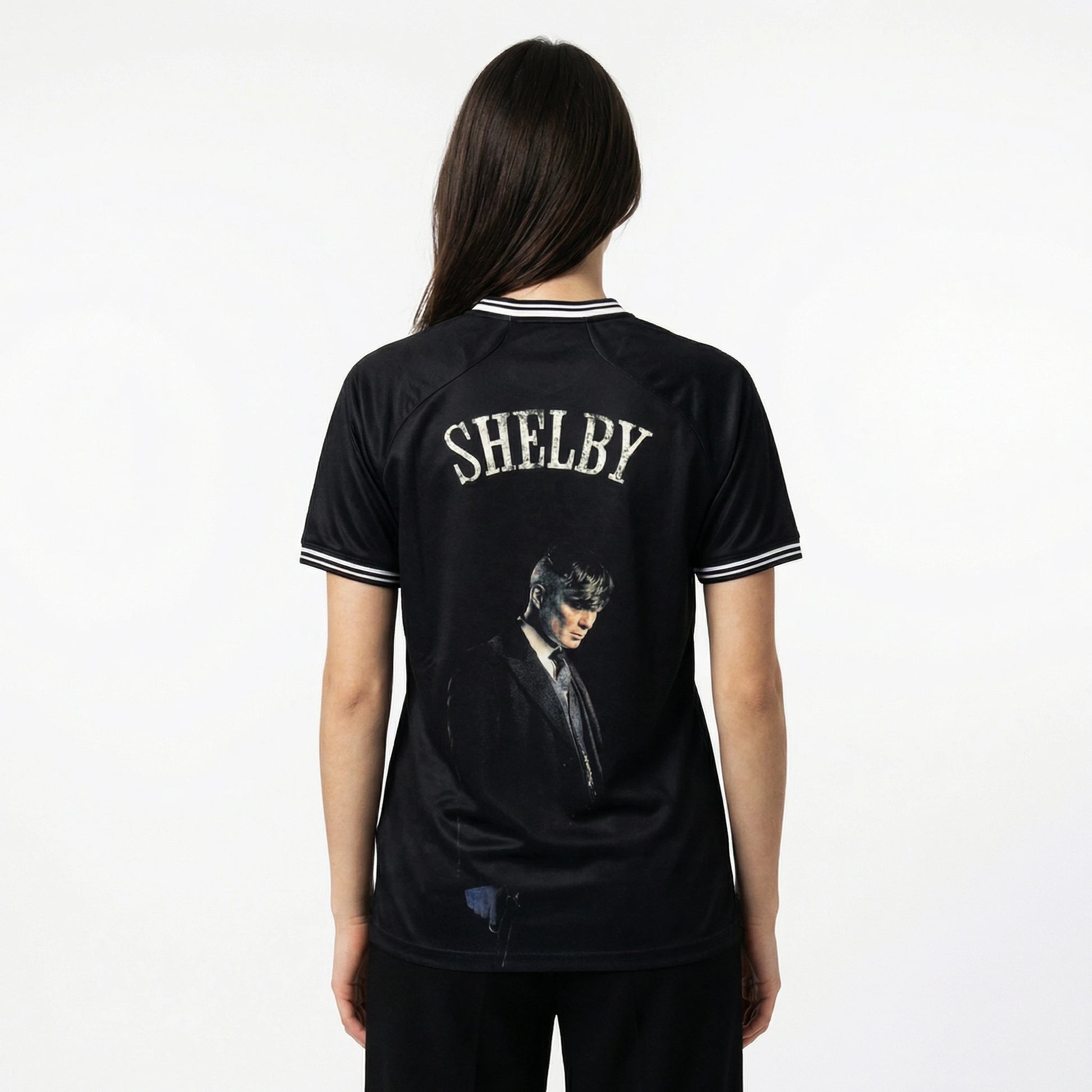 Peaky Blinders football shirt women back view - Vesterez